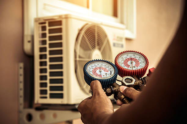 Professional Hvac technician working in Waleska, GA